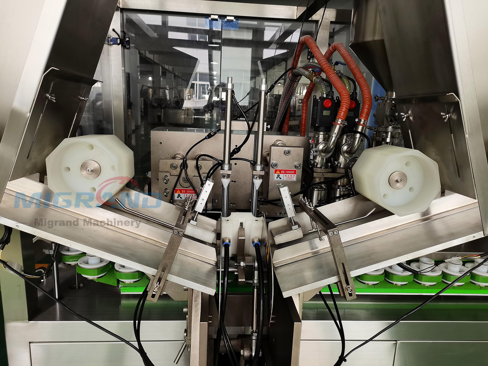 The drum-type tube feeding-1 Pengumpanan tabung tipe drum-1