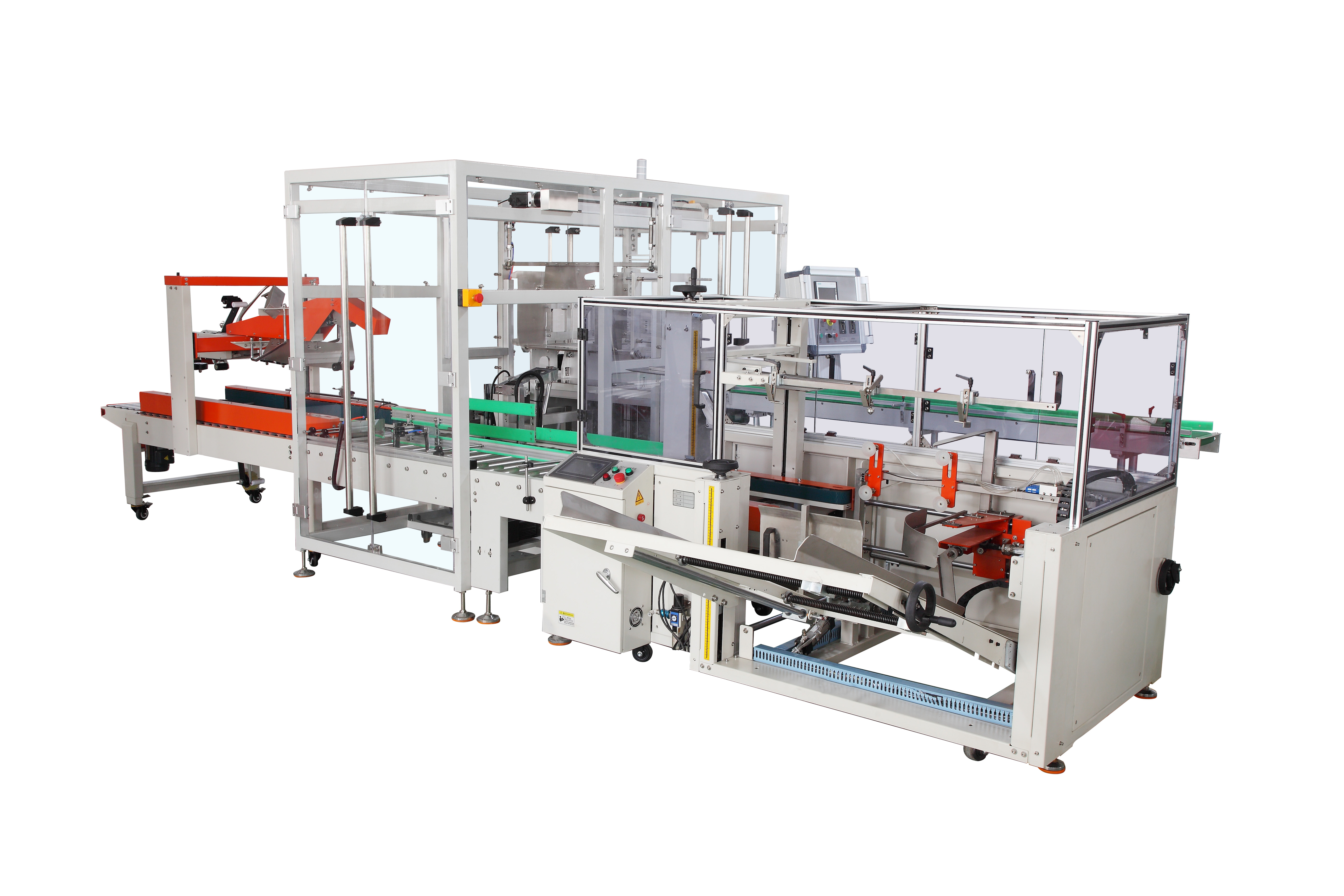 Side Loading Case Packing Machine Mesin Pengemas Kotak Pemuatan Samping