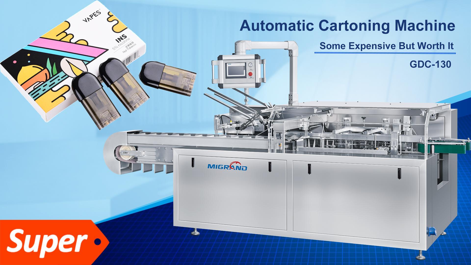 Lini Mesin Karton dan Pelabelan Pod Vape Indonesia