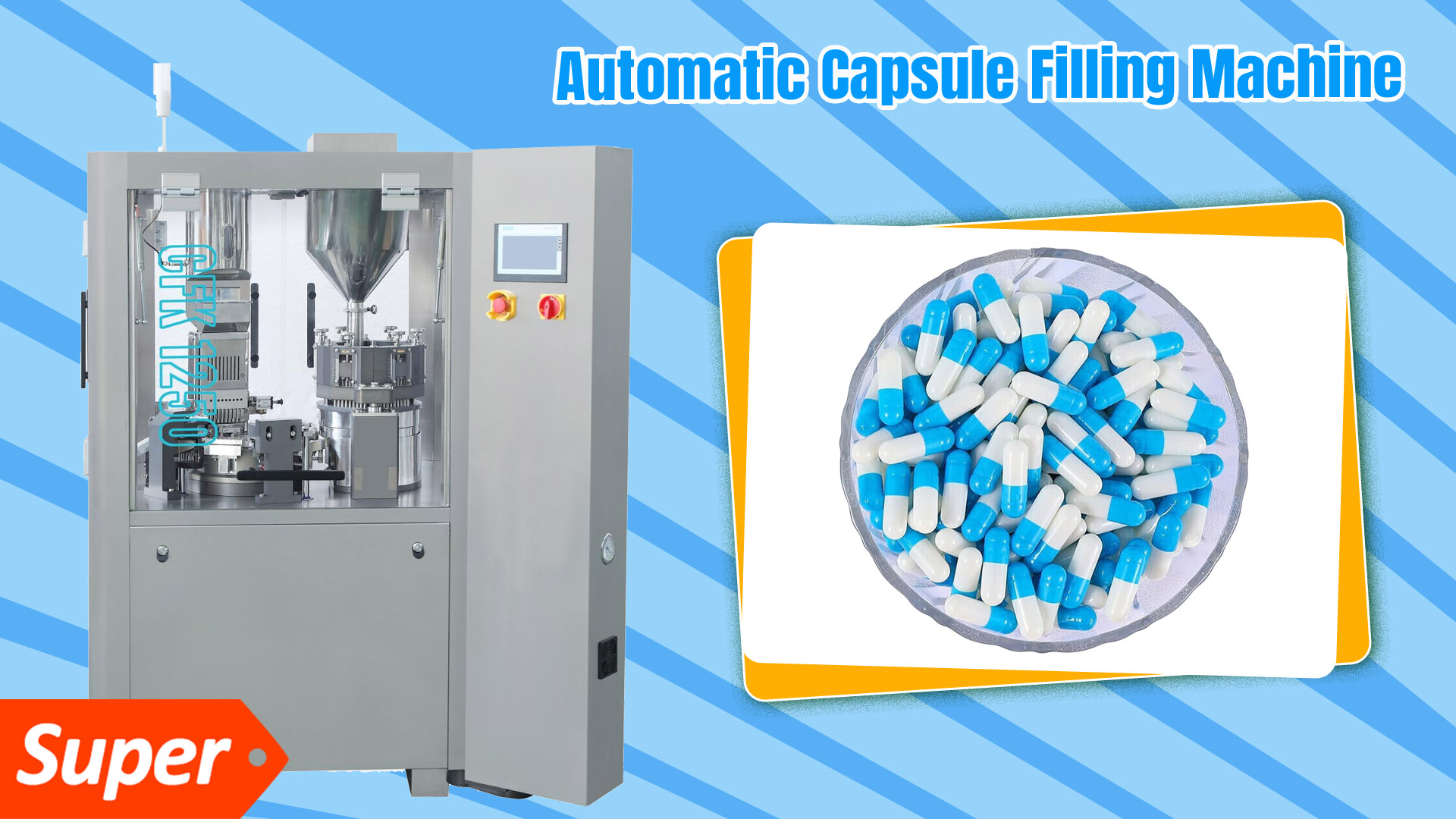 NJP1250 Automatic Capsule Filling Machine 2Sets Ekspor ke Eropa