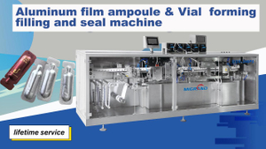 0,5-10ml monodose aluminium vial forming mesin sealing