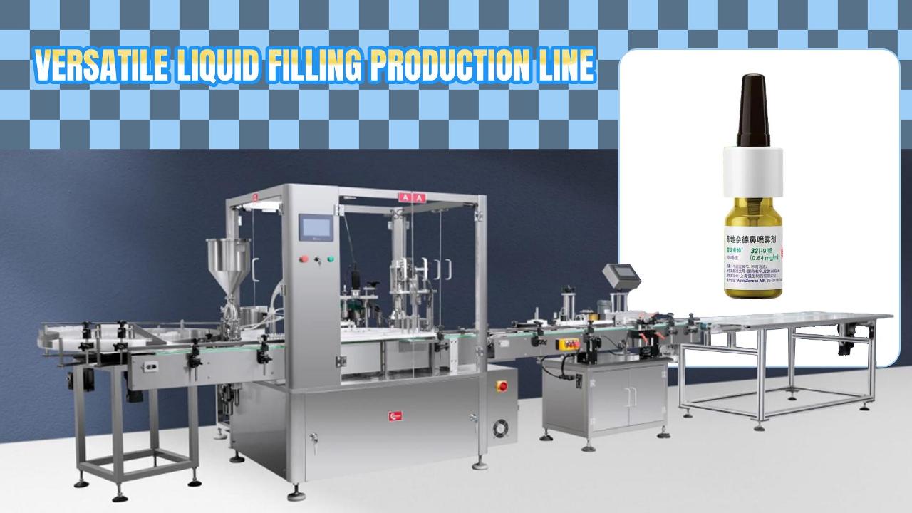 Video lemak dari pengisian semprotan hidung dan mesin penutup yang diekspor ke Polandia