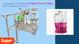 GDL02 Premade Doypack dengan mesin penutup pengisian nozzle