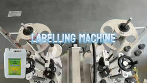 Labeler Dua Sisi Botol Persegi Semi Otomatis