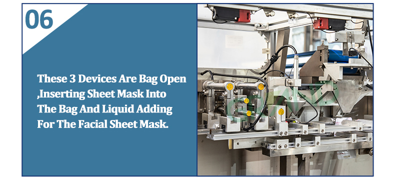 Masker wajah VPD400 memasukkan dan mengisi cairan