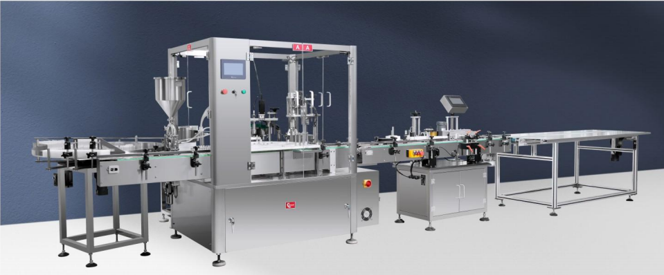 Mesin pengisian dan penutup botol ZHJY-50 untuk oli esensial