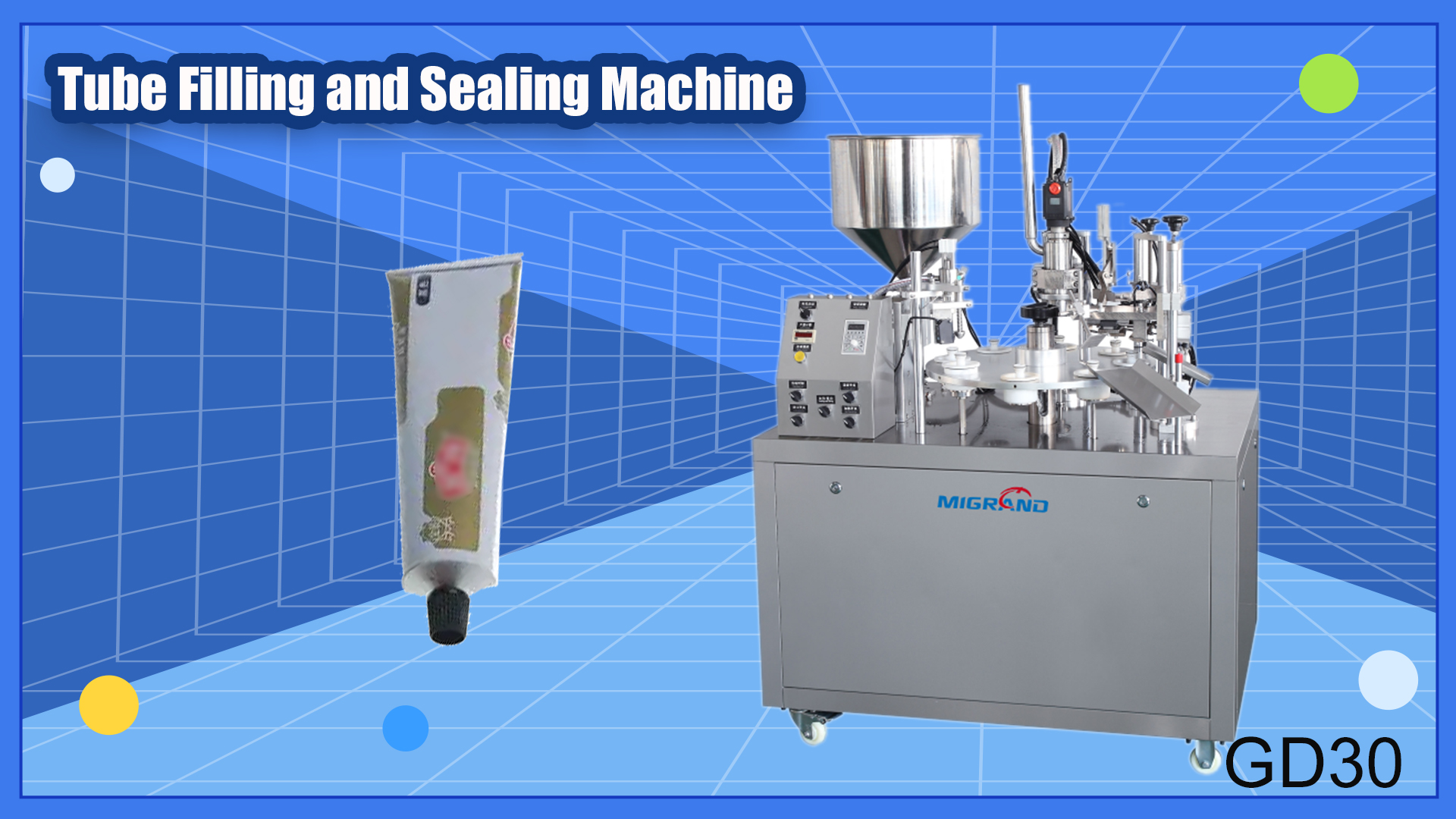 Mongolia - Mesin pengisian dan penyegelan tabung semi -otomatis