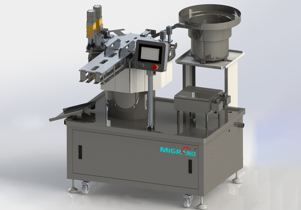 Mesin pengisian dan capping stand up stand up stand up pra