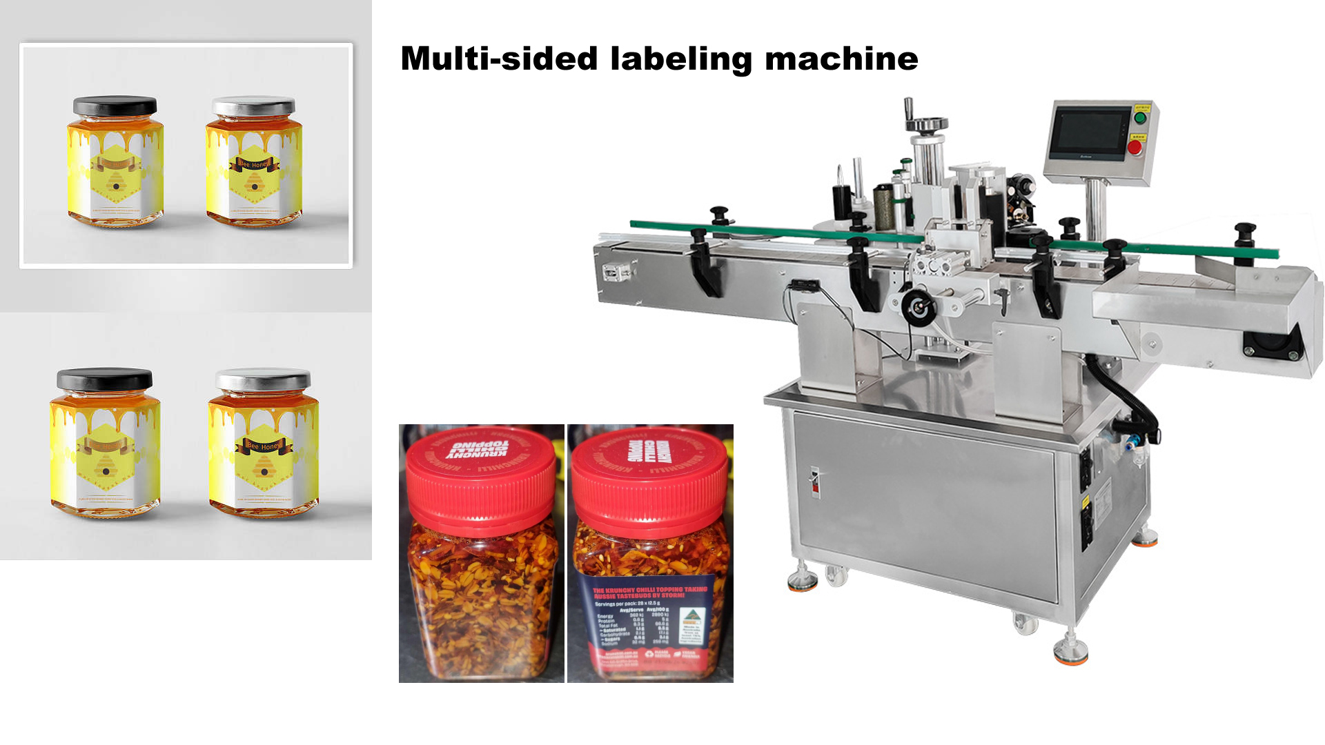 Bagaimana cara memberi label botol persegi?