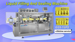 GGS-118P5 Suppository Vial Forming Filling and Sealing Machine 