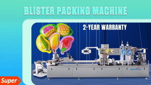 DPP-420 Fruit Shape Blister Soft Candy Packing Machine