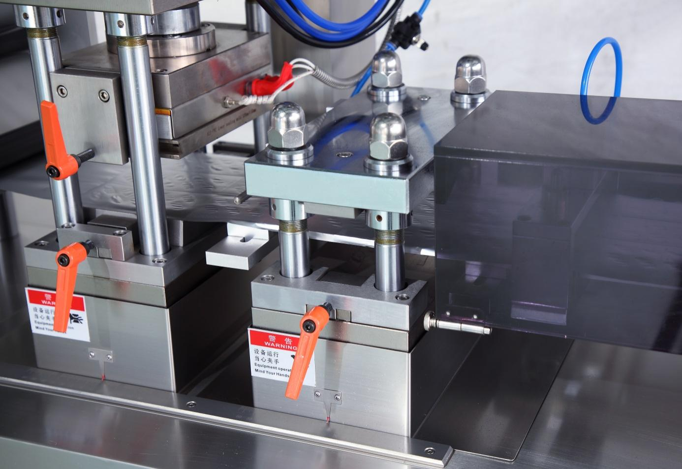 Rilis cepat & pasang Heat Seal & Creasing Station