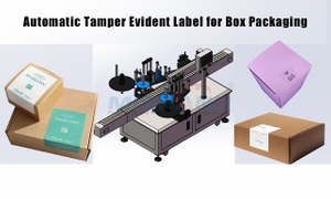 Mesin Pelabelan Tamper Evident untuk Kotak Tersegel Sudut